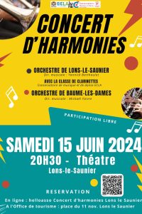 Concerts d'harmonies à Lons-le-Saunier