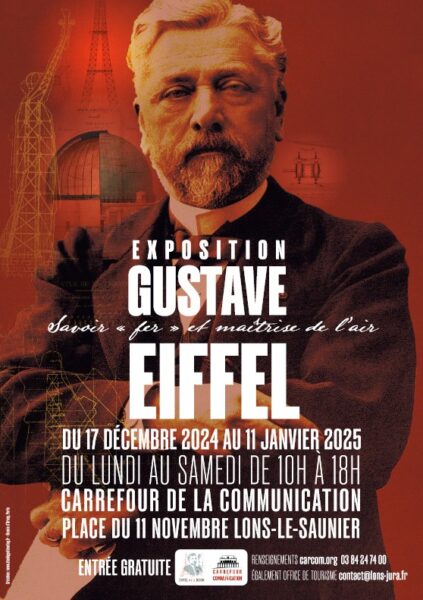 Exposition Gustave Eiffel au Carrefour de la Communication à Lons-le-Saunier